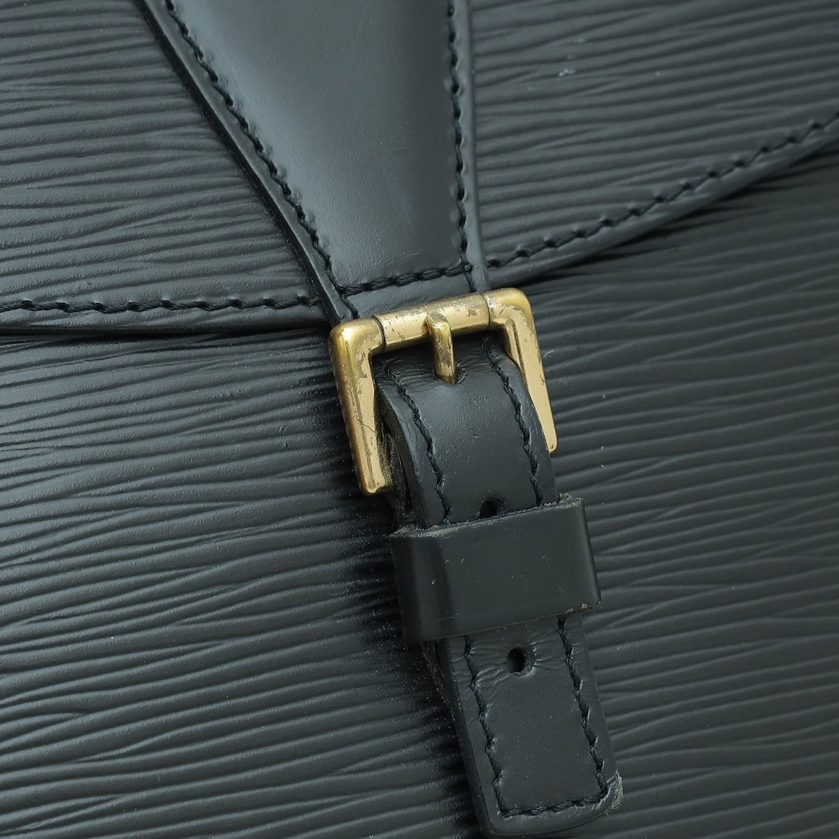 Louis Vuitton Black Vintage Jeune Fille Crossbody Bag