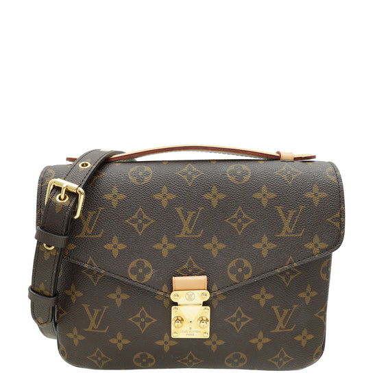 Louis Vuitton Brown Monogram Pochette Metis