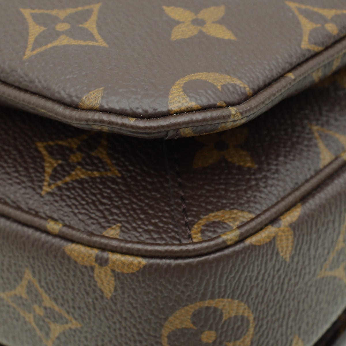 Louis Vuitton Brown Monogram Pochette Metis