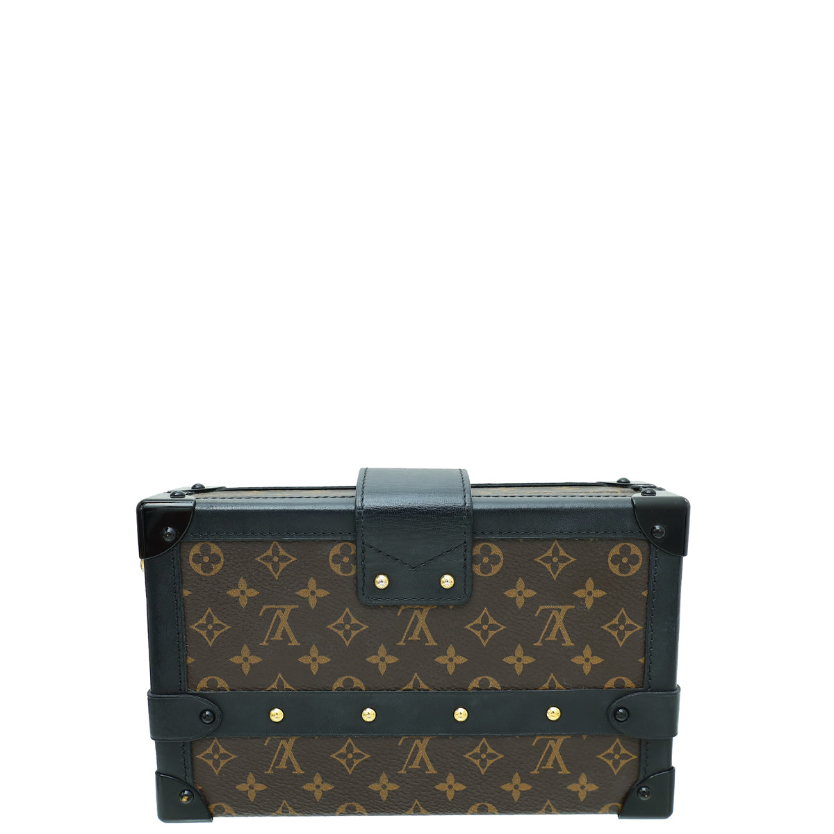 Louis Vuitton Bicolor Monogram Petite Malle Bag W/ 3 Signature Crosses-Louis Vuitton-THE CLOSET