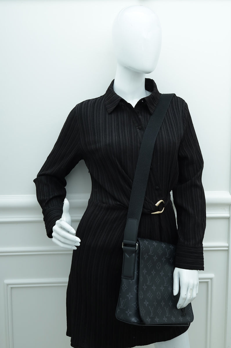 Louis Vuitton Monogram Eclipse District PM Messenger Bag