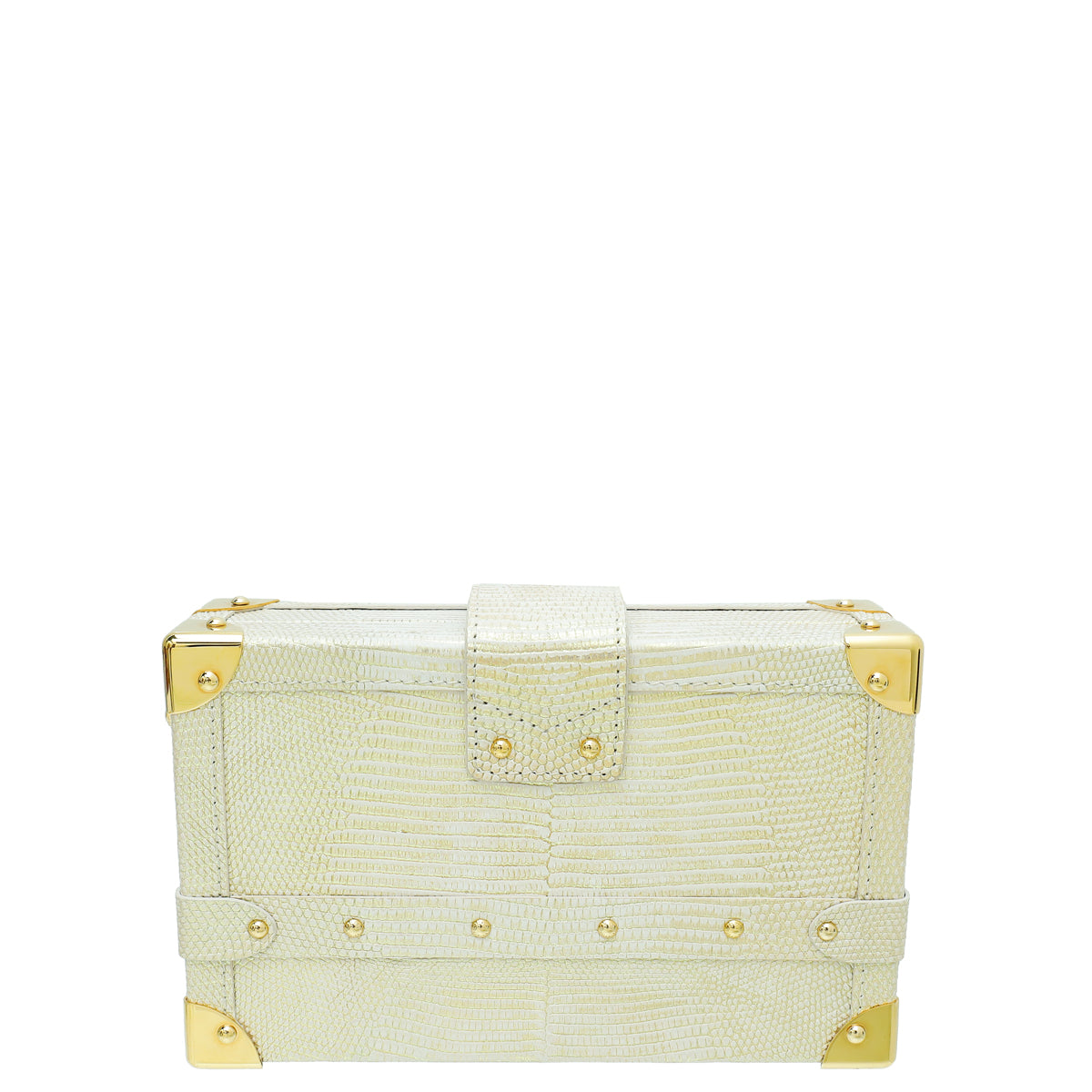 Louis Vuitton Bicolor Lizard Petite Malle Bag-Louis Vuitton-THE CLOSET