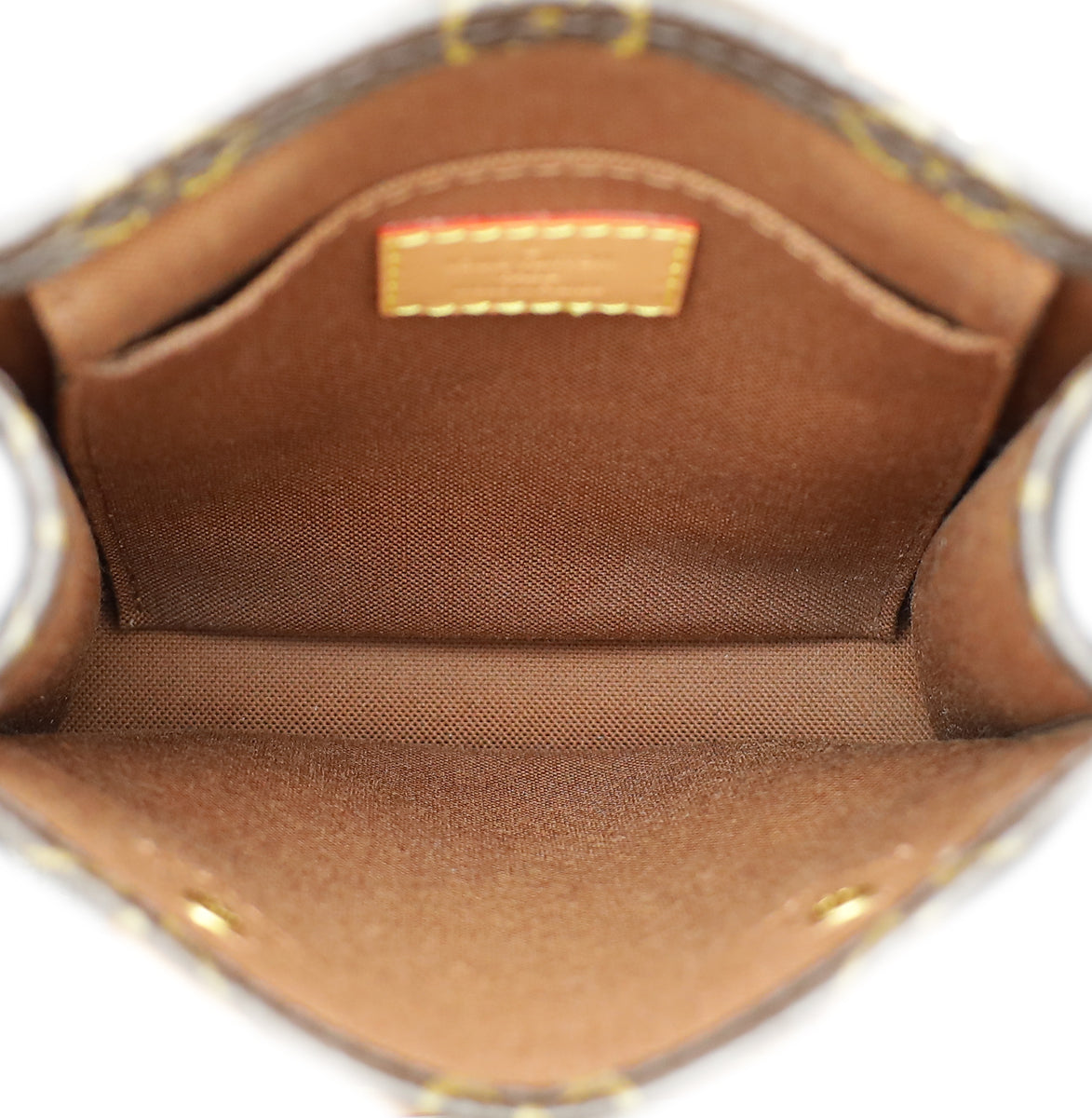 Louis Vuitton Brown Monogram Petit Sac Plat Bag