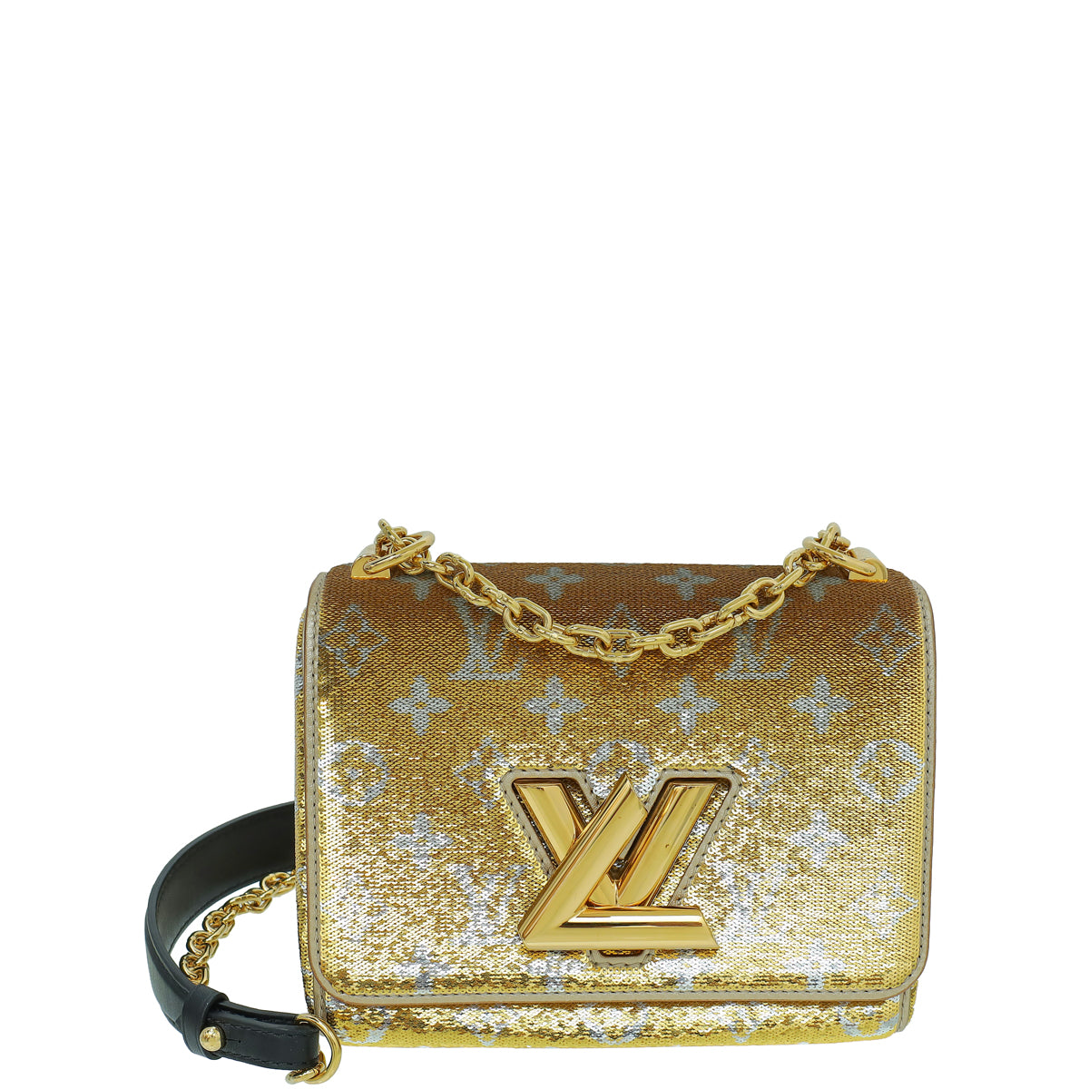 Louis Vuitton Tricolor Monogram Sequins Twist PM Bag-Louis Vuitton-THE CLOSET
