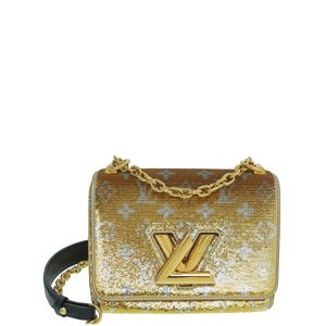 Louis Vuitton Tricolor Monogram Sequins Twist PM Bag