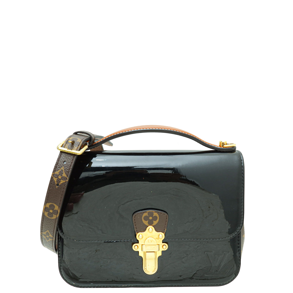 Louis Vuitton Black Vernis Cherrywood BB Bag