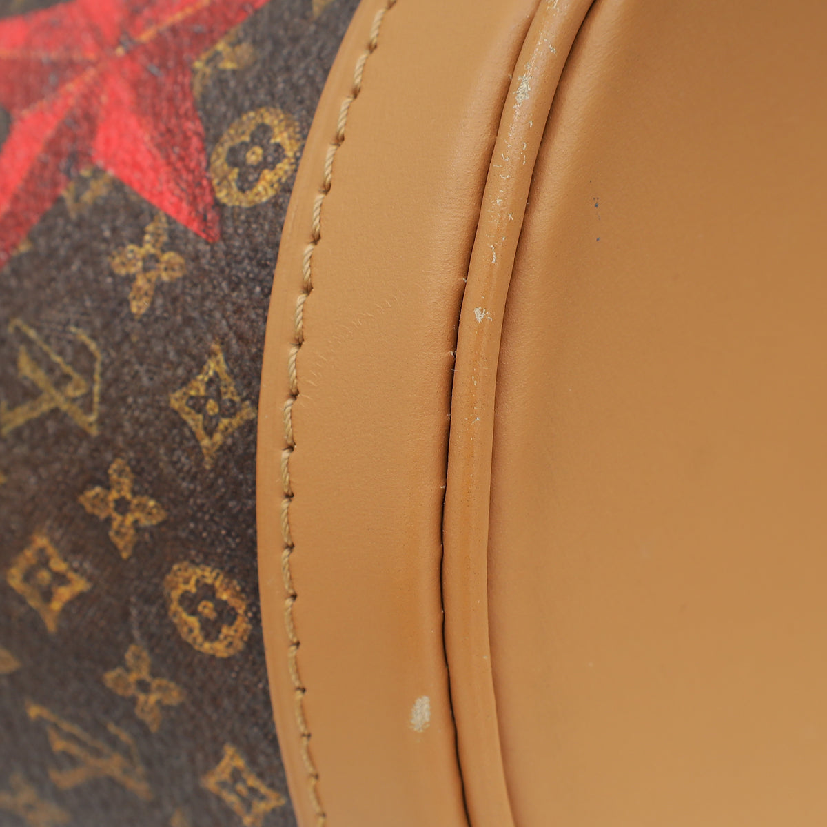 Louis Vuitton Maroon Transformed Monogram Time Trunk Duffle Bag