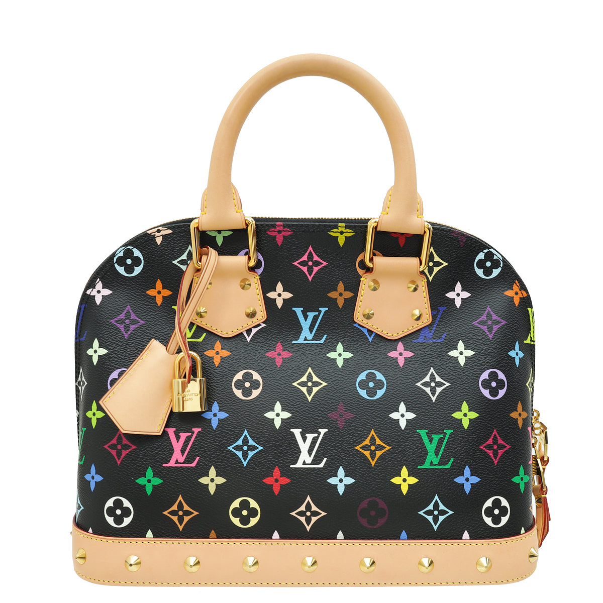 Louis Vuitton Black Monogram Multicolor Alma PM Bag-Louis Vuitton-THE CLOSET