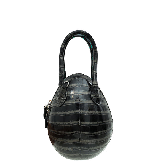 Louis Vuitton Bicolor Metallic Alligator Egg Bag