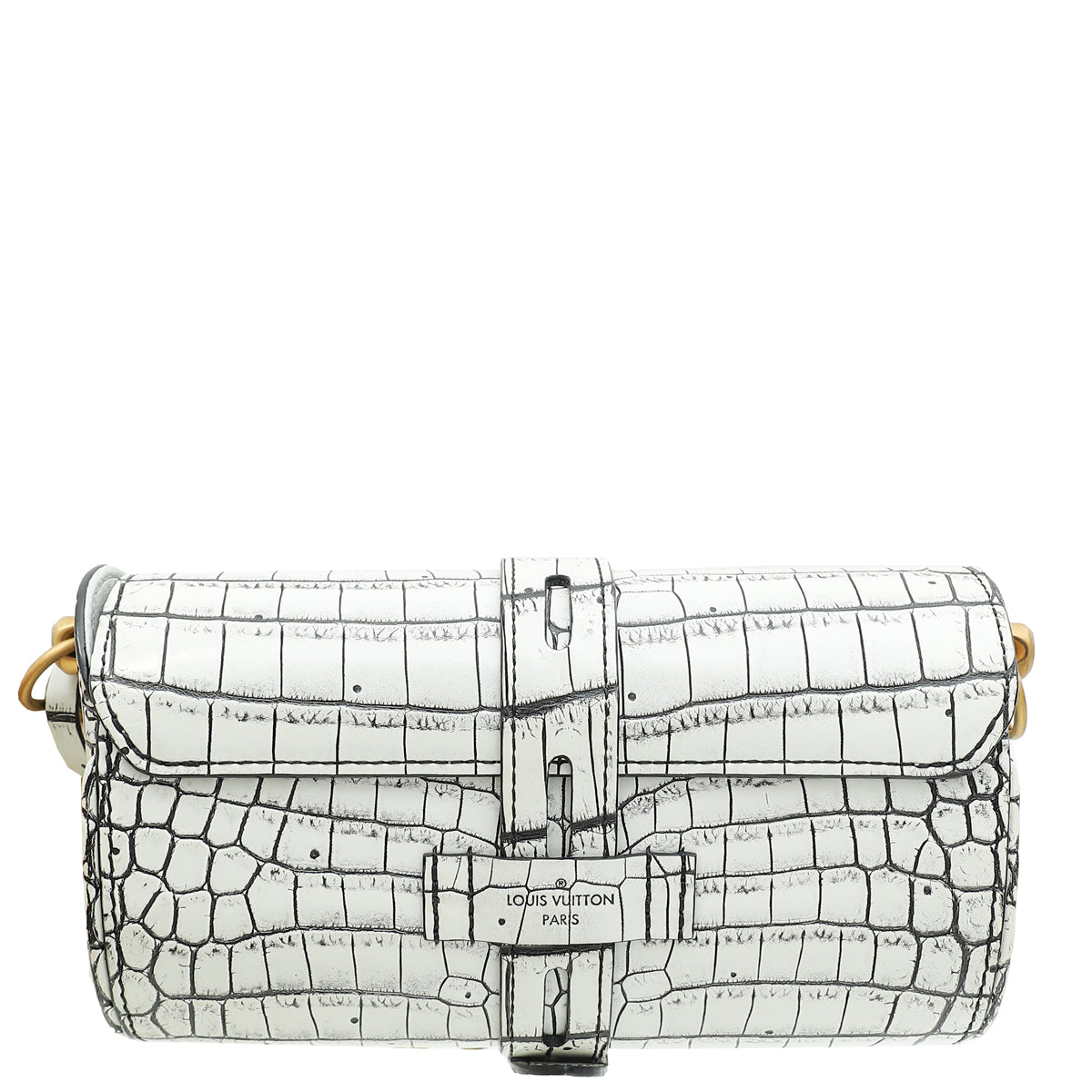 Louis Vuitton Vintage White Crocodile Chain Glasses Case-Louis Vuitton-THE CLOSET