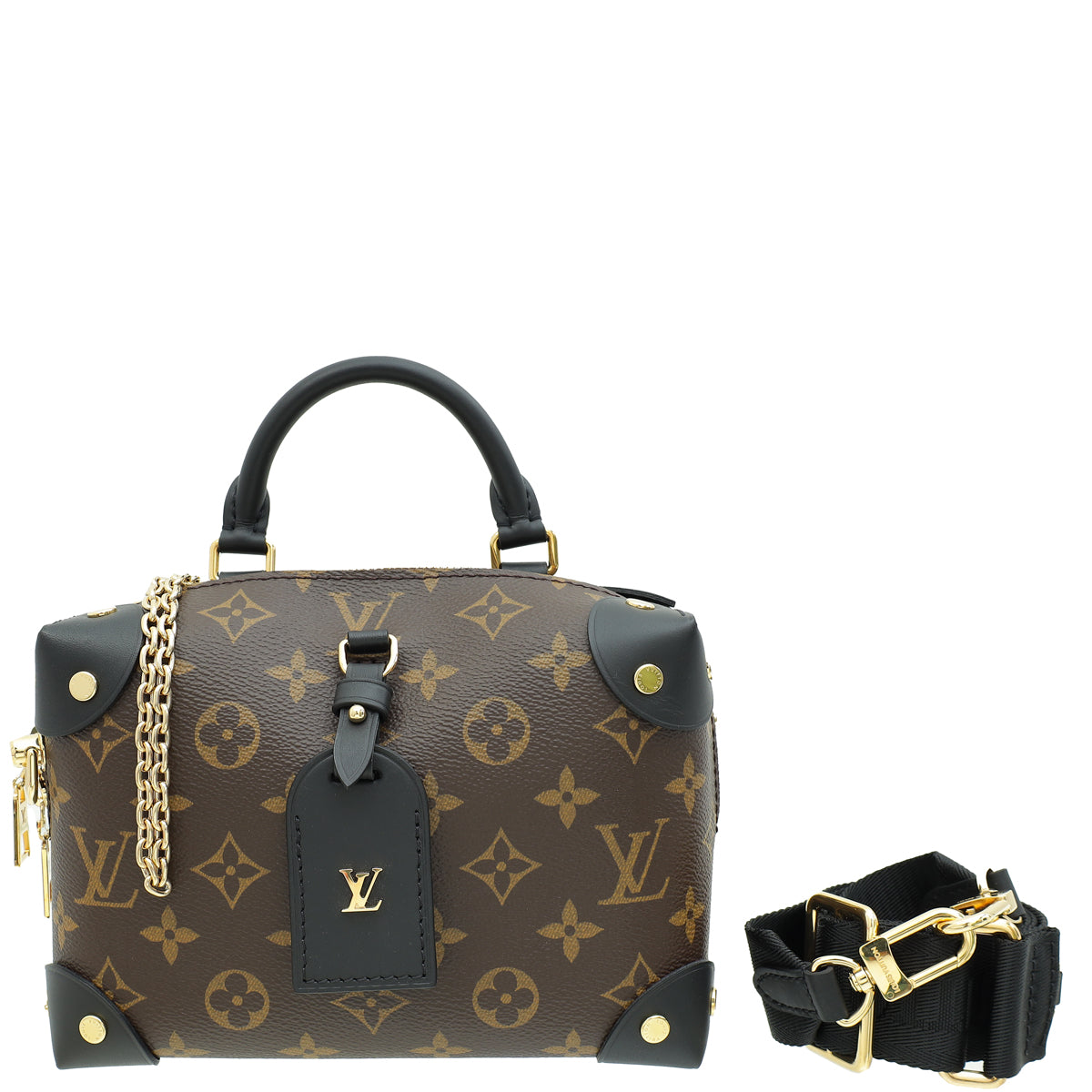 Louis Vuitton Monogram Petite Malle Souple Bag-Louis Vuitton-THE CLOSET