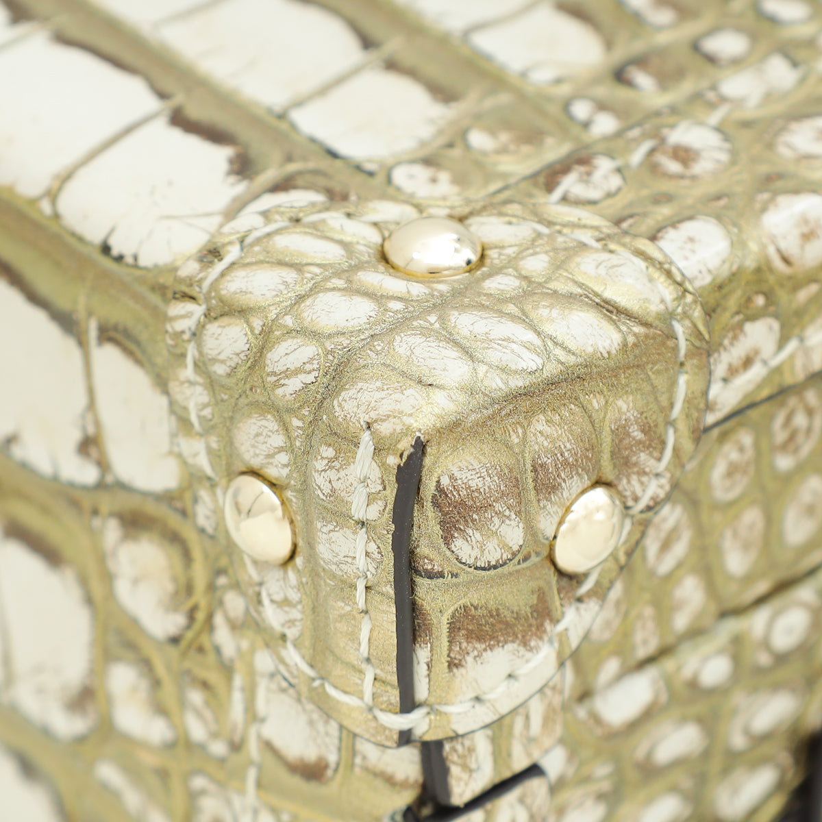 Louis Vuitton Bicolor Alligator Petite Malle Bag-Louis Vuitton-THE CLOSET