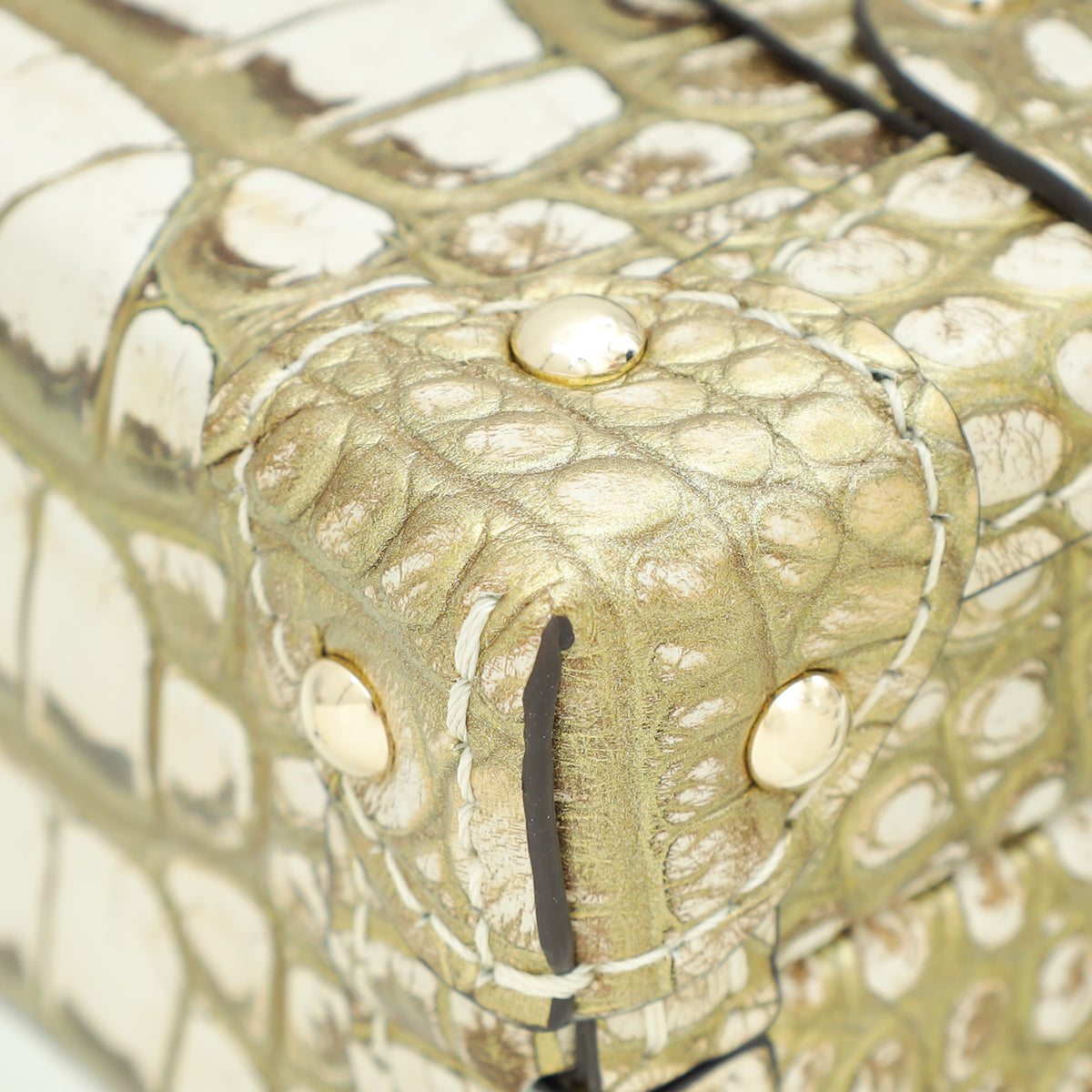 Louis Vuitton Bicolor Alligator Petite Malle Bag-Louis Vuitton-THE CLOSET