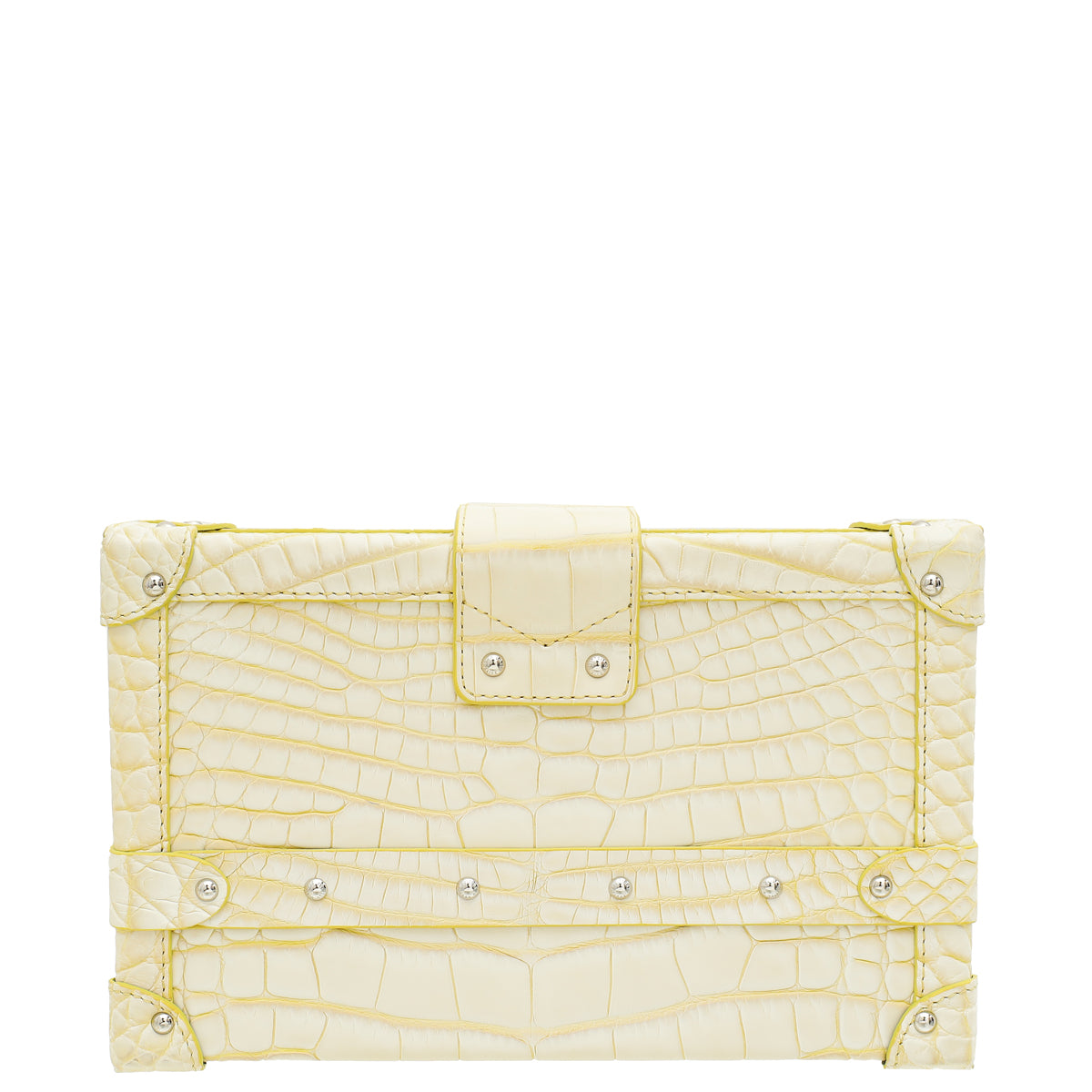 Louis Vuitton Bicolor Matte Alligator Petite Malle Bag-Louis Vuitton-THE CLOSET