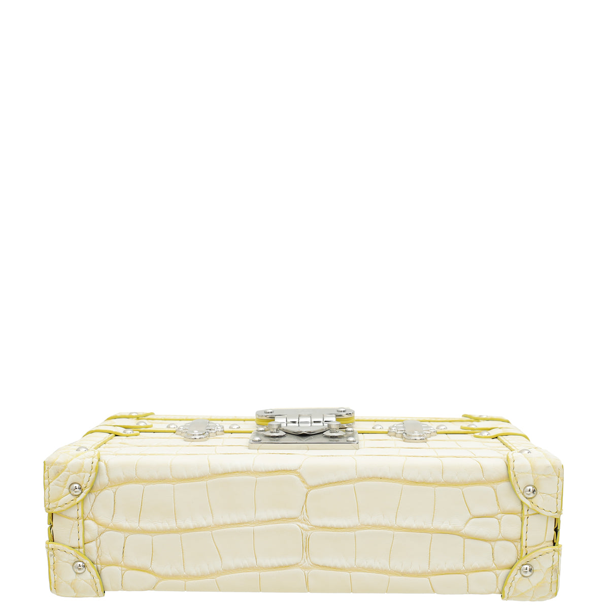 Louis Vuitton Bicolor Matte Alligator Petite Malle Bag-Louis Vuitton-THE CLOSET