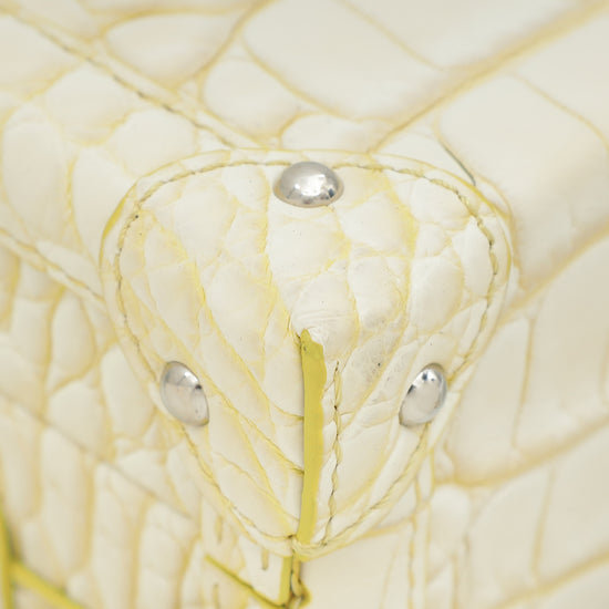 Louis Vuitton Bicolor Matte Alligator Petite Malle Bag-Louis Vuitton-THE CLOSET