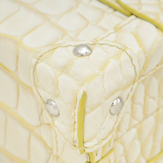 Louis Vuitton Bicolor Matte Alligator Petite Malle Bag-Louis Vuitton-THE CLOSET