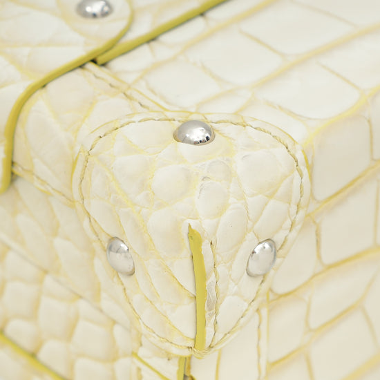 Louis Vuitton Bicolor Matte Alligator Petite Malle Bag-Louis Vuitton-THE CLOSET