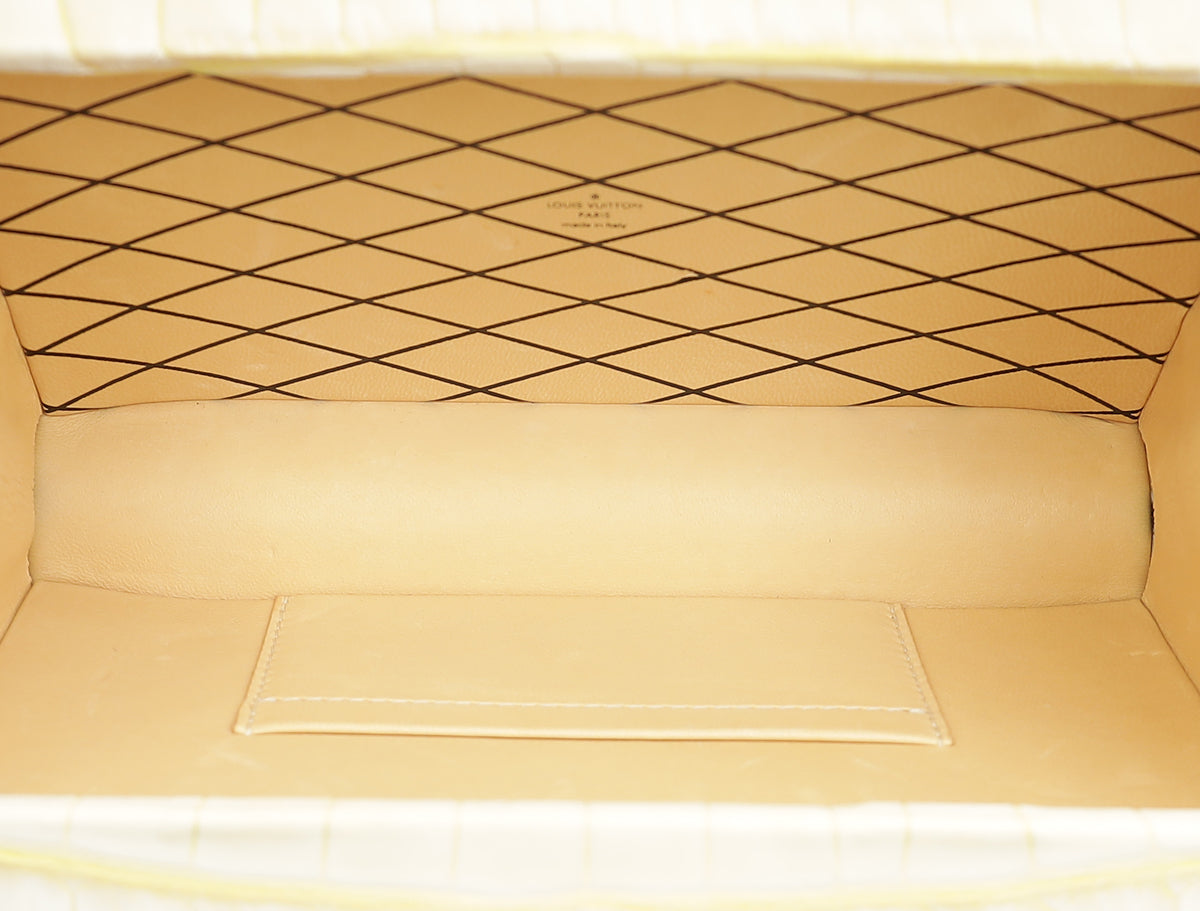 Louis Vuitton Bicolor Matte Alligator Petite Malle Bag-Louis Vuitton-THE CLOSET