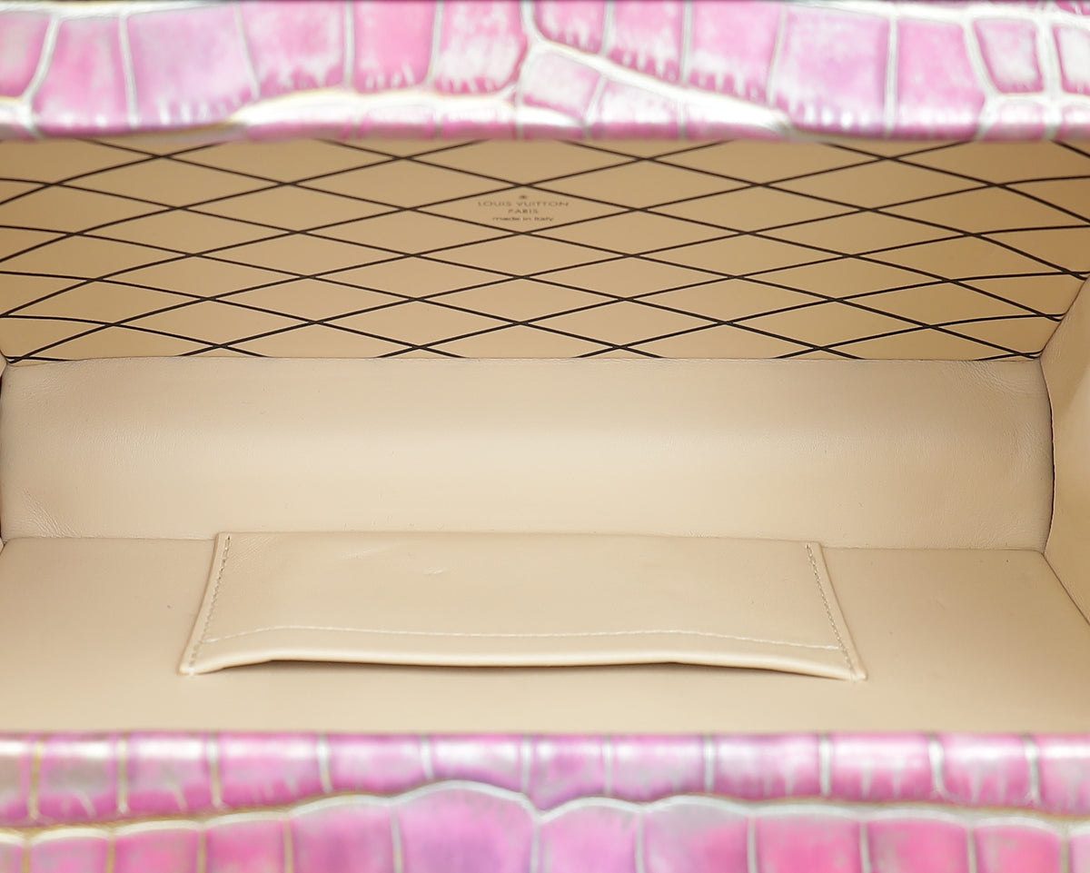 Louis Vuitton Bicolor Alligator Petite Malle Bag-Louis Vuitton-THE CLOSET