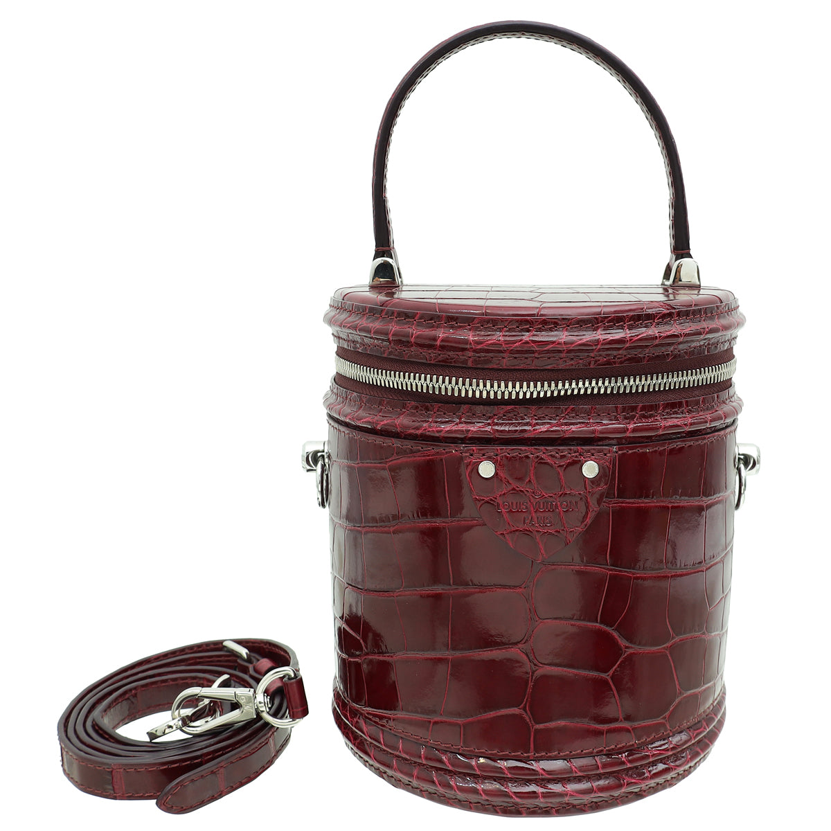 Louis Vuitton Bordeaux Crocodilian Shiny Alligator Cannes Bag-Louis Vuitton-THE CLOSET