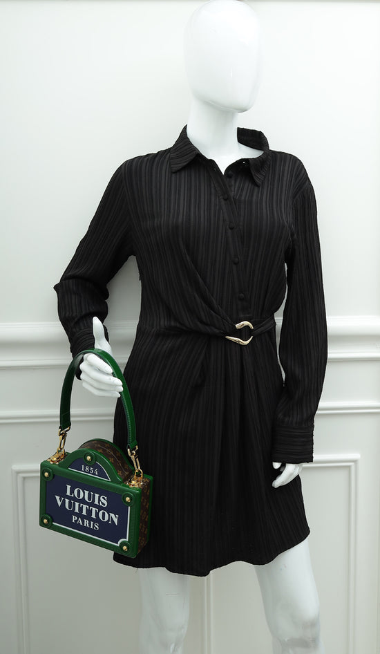 Load image into Gallery viewer, Louis Vuitton Tricolor Paris Street Sign H27 Petite Malle
