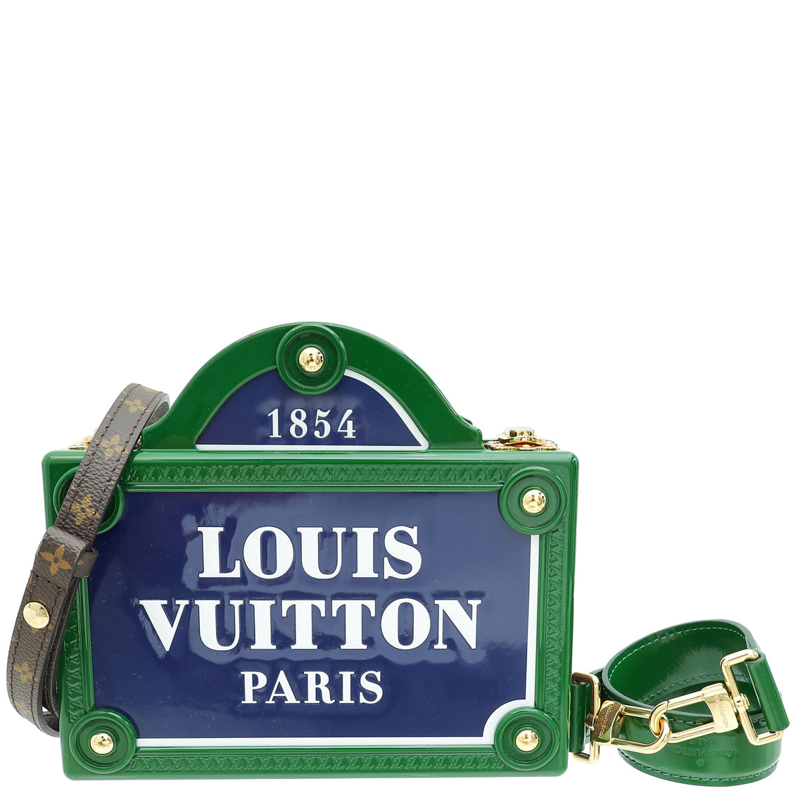 Louis Vuitton Tricolor Paris Street Sign H27 Petite Malle