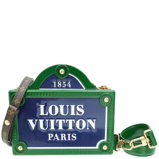 Louis Vuitton Tricolor Paris Street Sign H27 Petite Malle