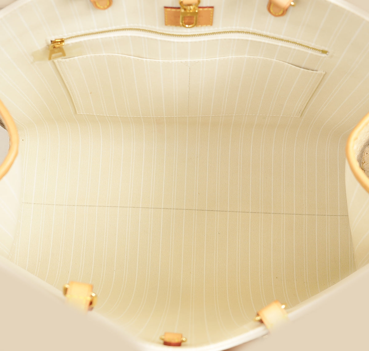 Louis Vuitton Blue By The Pool Onthego GM Portofino Print Raffia Bag