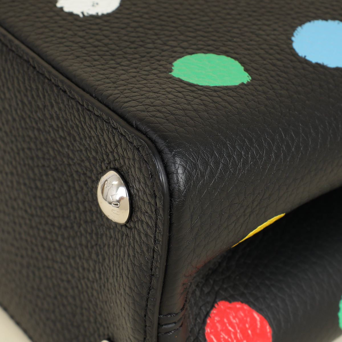 Louis Vuitton Multicolor X YK Capucines MM Painted Dots Bag