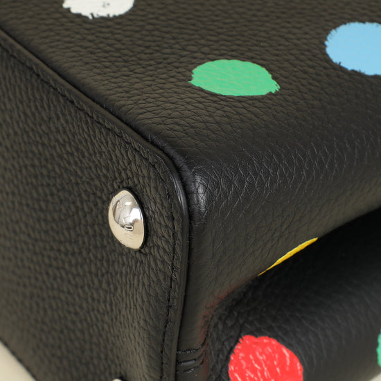Louis Vuitton Multicolor X YK Capucines MM Painted Dots Bag