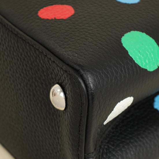 Louis Vuitton Multicolor X YK Capucines MM Painted Dots Bag