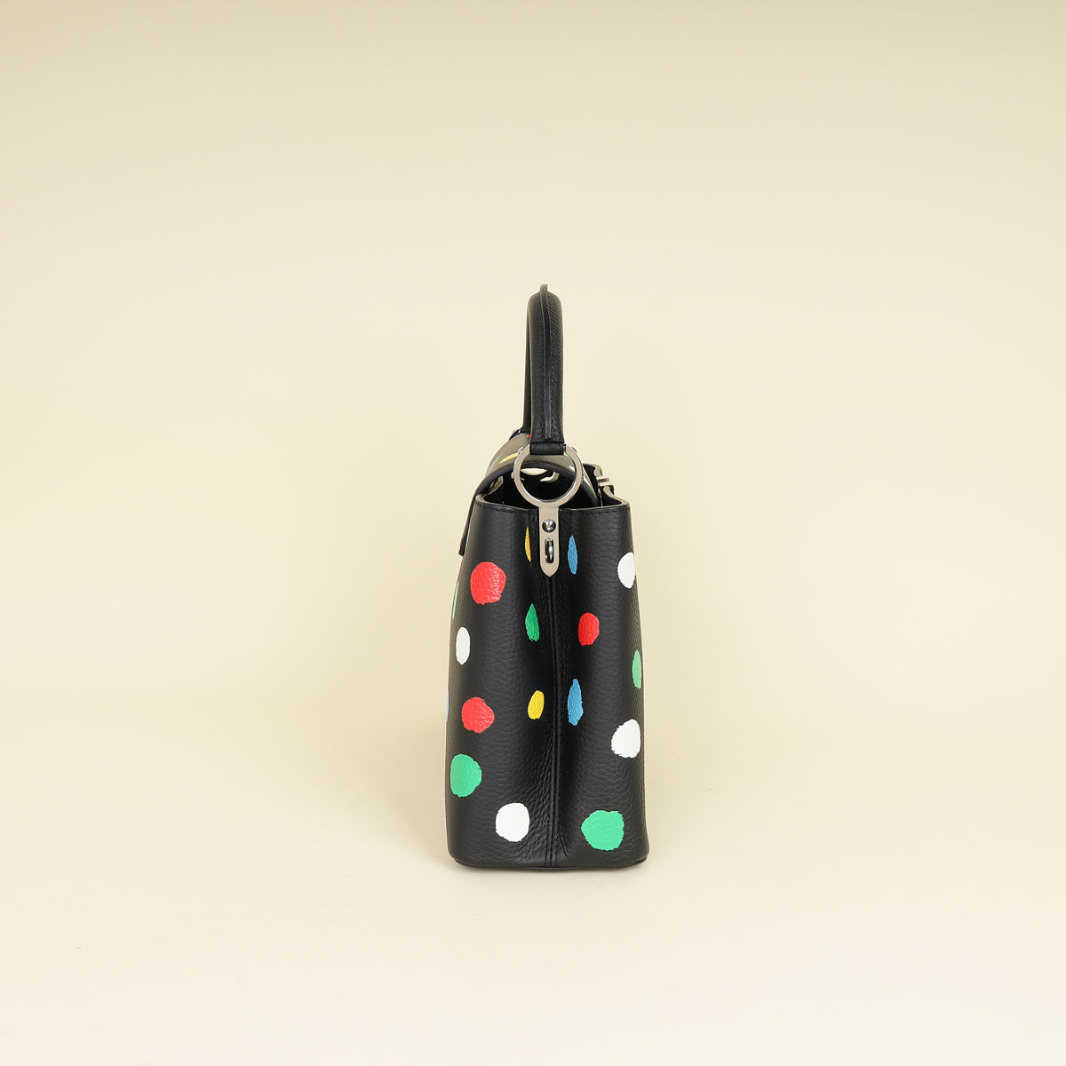 Louis Vuitton Multicolor X YK Capucines MM Painted Dots Bag