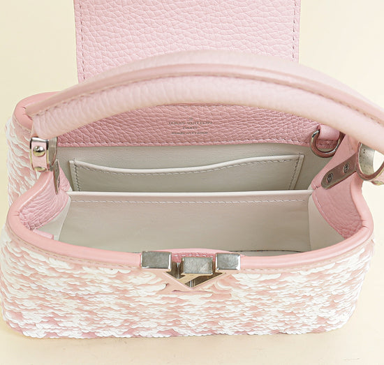 Louis Vuitton Bicolor Capucines Mini Sequins Bag