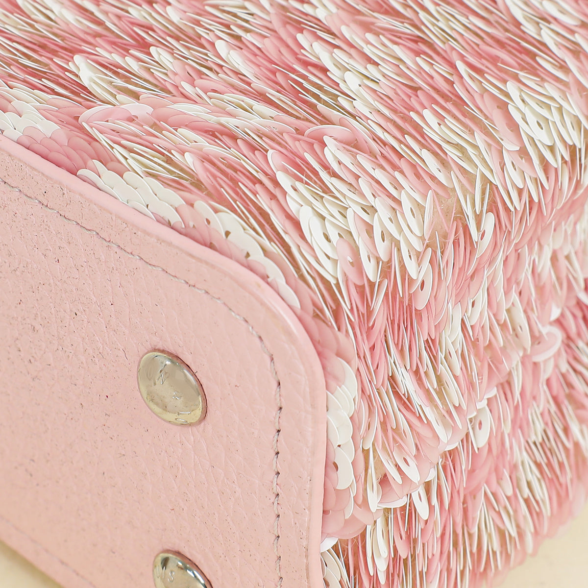 Louis Vuitton Bicolor Capucines Mini Sequins Bag