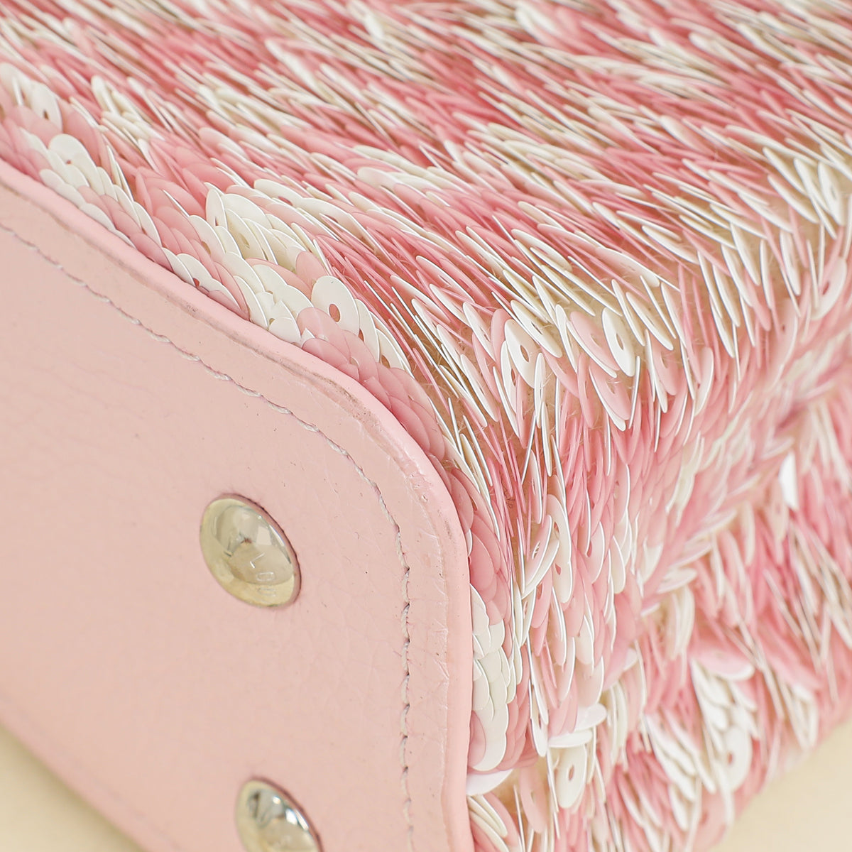 Louis Vuitton Bicolor Capucines Mini Sequins Bag