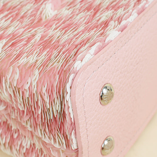 Louis Vuitton Bicolor Capucines Mini Sequins Bag