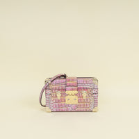 Louis Vuitton Metallic Bicolor Alligator Petite Malle Bag