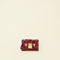 Louis Vuitton Red Shiny Alligator Petite Malle Bag