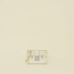 Louis Vuitton Bicolor Matte Alligator Petite Malle Bag
