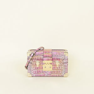 Louis Vuitton Bicolor Alligator Petite Malle Bag