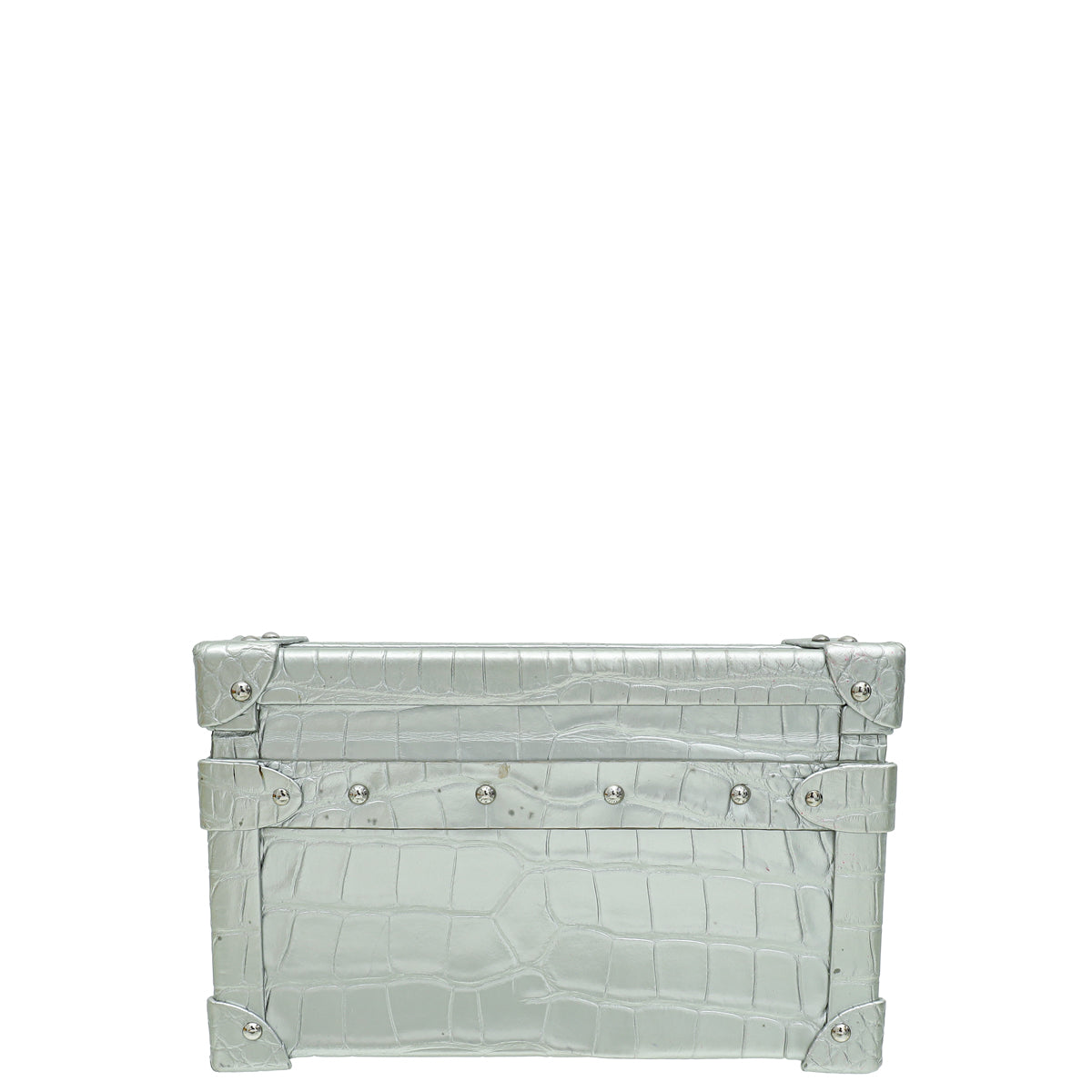 Louis Vuitton Silver Alligator Petite Malle Bag-Louis Vuitton-THE CLOSET