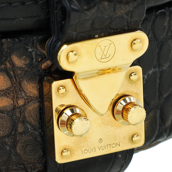 Louis Vuitton Bicolor Alligator Petite Boite Chapeau Bag