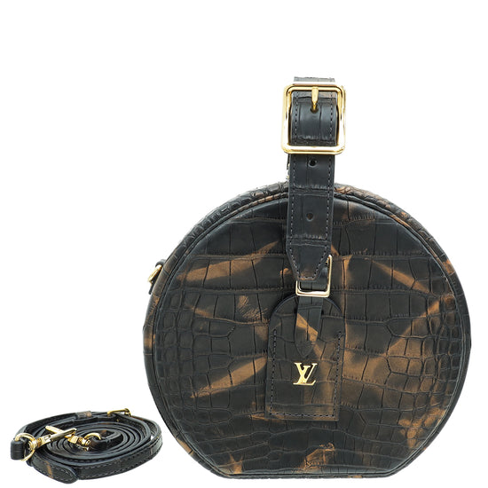 Louis Vuitton Bicolor Alligator Petite Boite Chapeau Bag