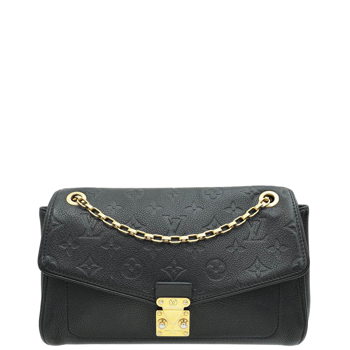 Louis Vuitton Black Monogram Empreinte Saint Germain PM Bag-Louis Vuitton-THE CLOSET