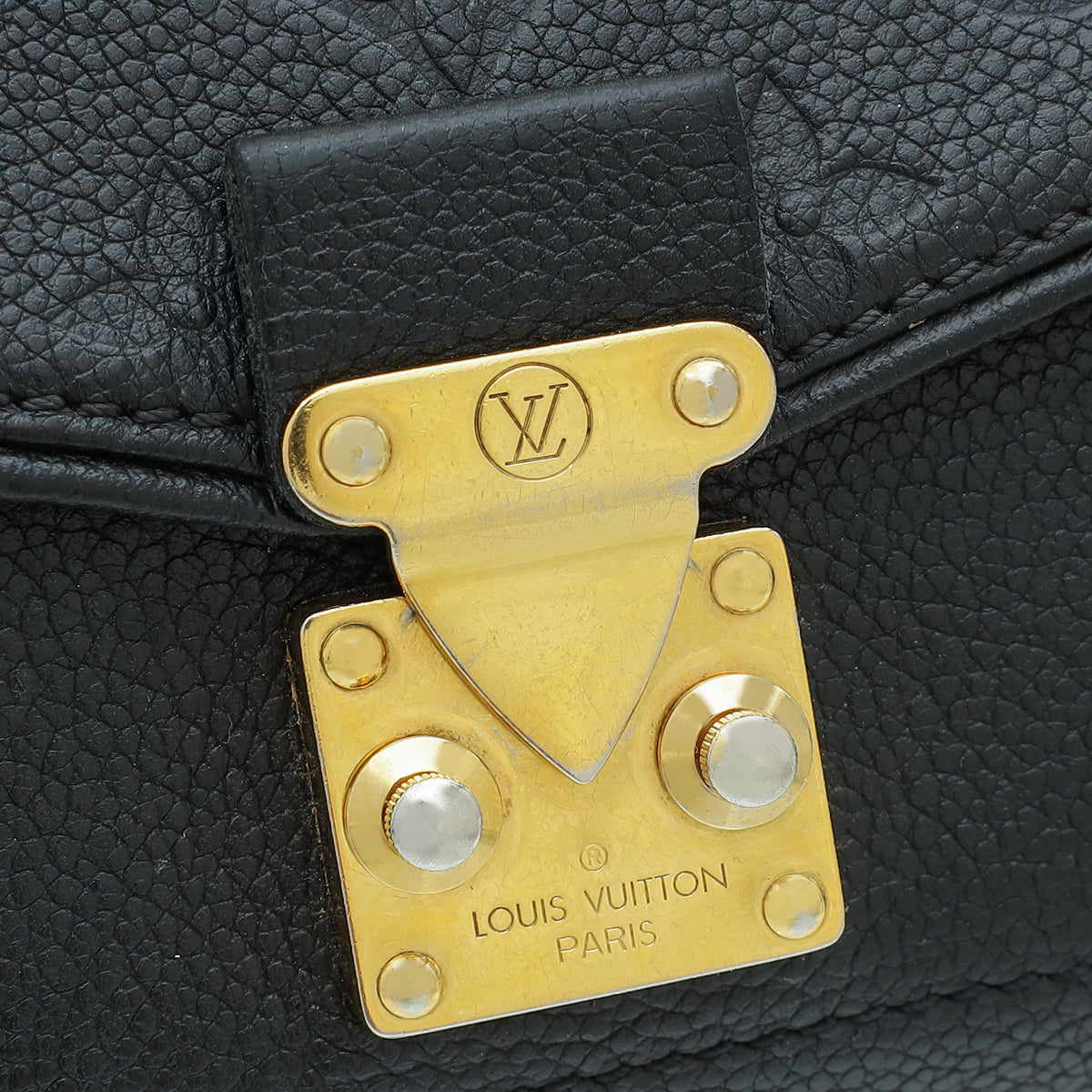 Louis Vuitton Black Monogram Empreinte Saint Germain PM Bag