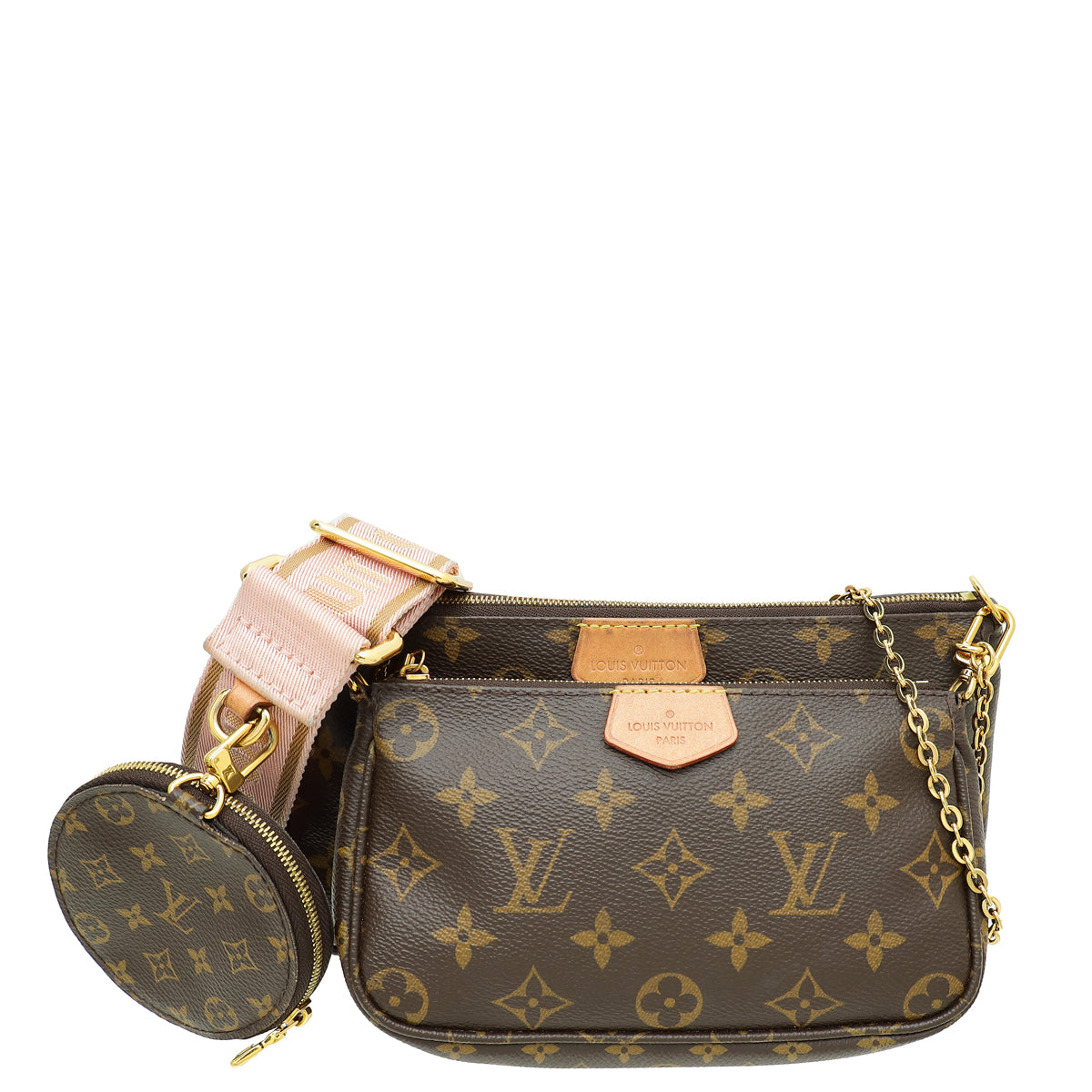 Louis Vuitton Bicolor Monogram Multi Pochette Accessories Bag-Louis Vuitton-THE CLOSET