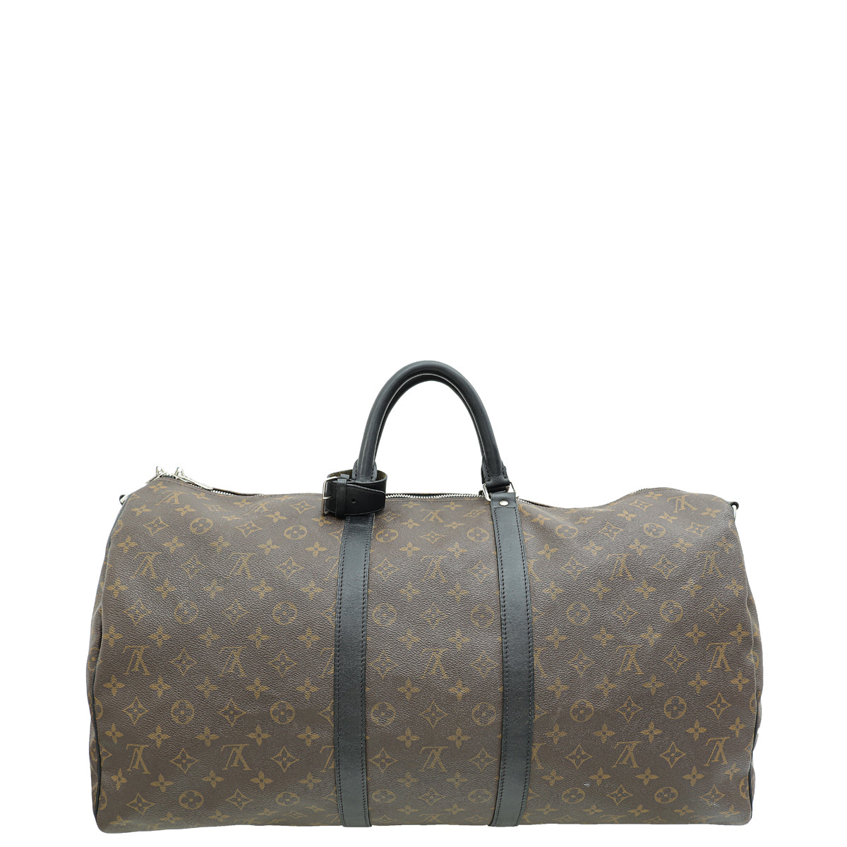 Louis Vuitton Monogram Black Keepall Bandouliere 55 Bag