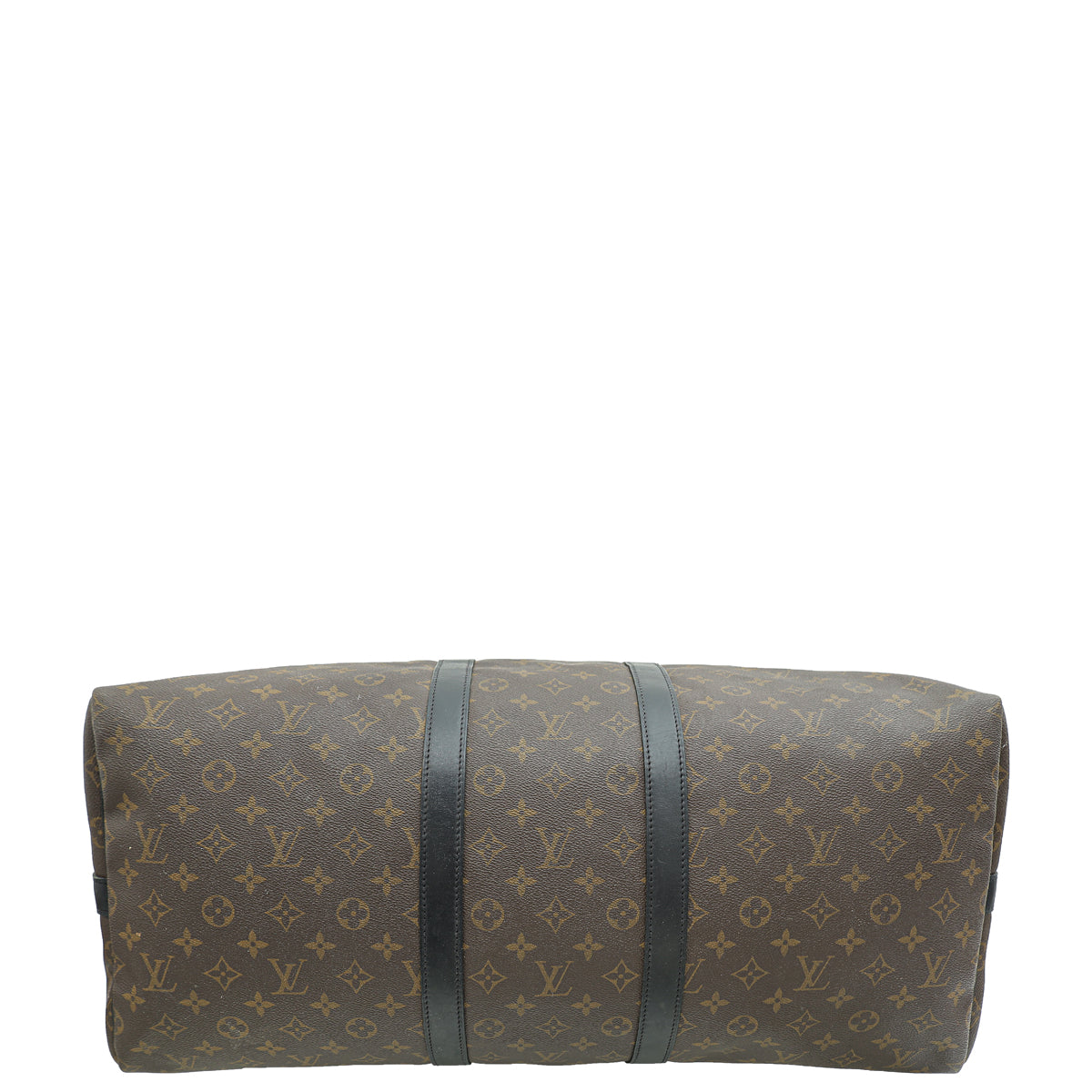 Louis Vuitton Monogram Black Keepall Bandouliere 55 Bag