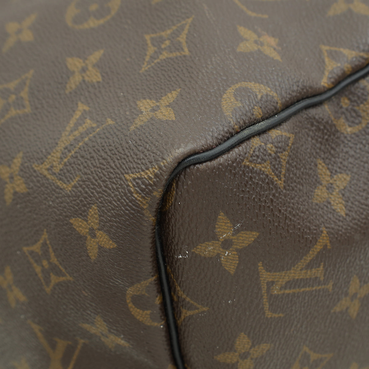 Louis Vuitton Monogram Black Keepall Bandouliere 55 Bag